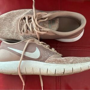 Nike Womens Flex Contact 908995-102 Pink Running Shoes Sneakers Size 8.5